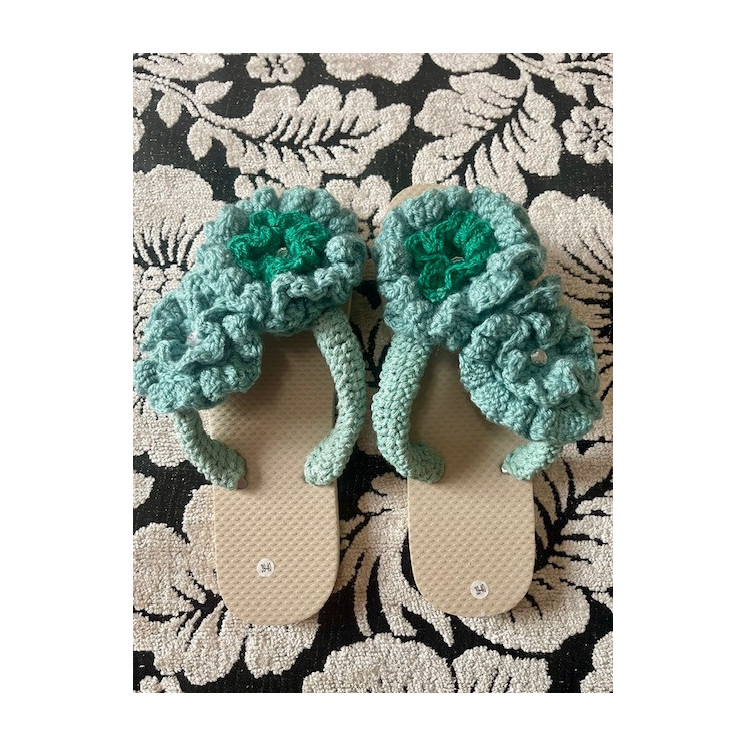 Sandales en crochet - Élégance artisanale et confort naturel