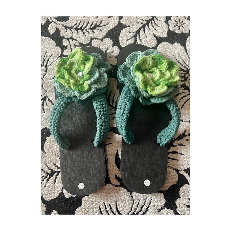 Sandales en crochet - Élégance artisanale et confort naturel