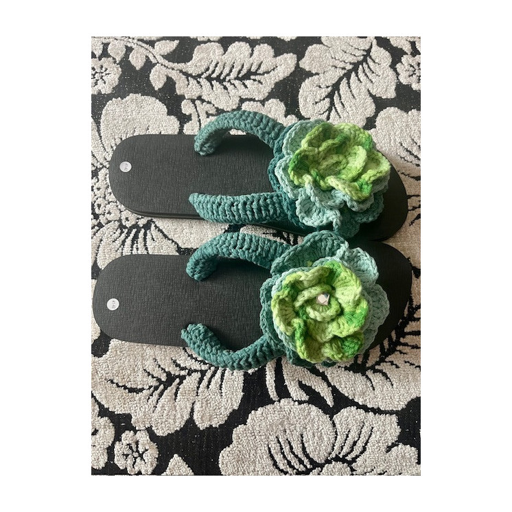 Sandales en crochet - Élégance artisanale et confort naturel