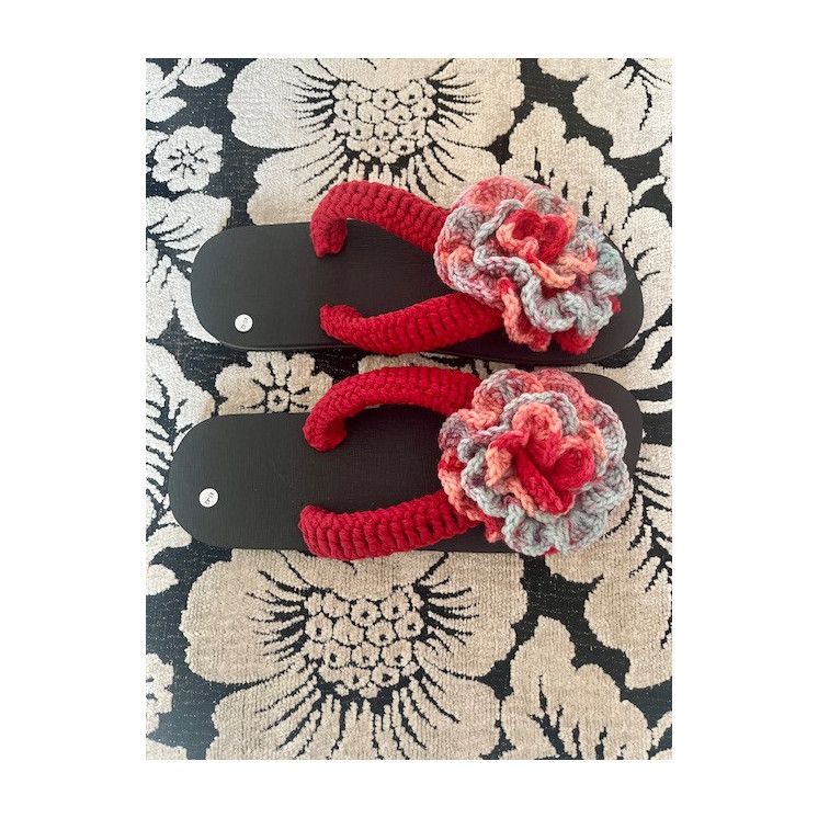 Sandales en crochet - Élégance artisanale et confort naturel