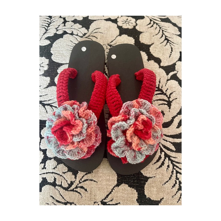 Sandales en crochet - Élégance artisanale et confort naturel