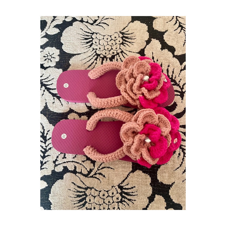 Sandales en crochet - Élégance artisanale et confort naturel