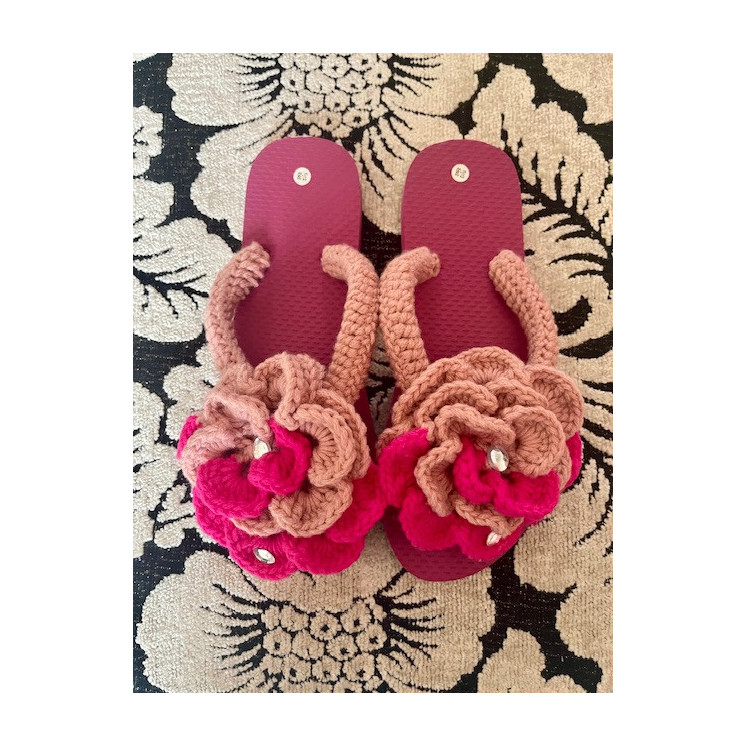 Sandales en crochet - Élégance artisanale et confort naturel