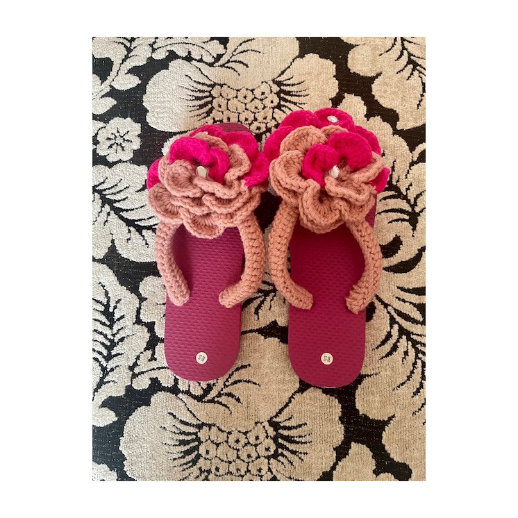 Sandales en crochet - Élégance artisanale et confort naturel