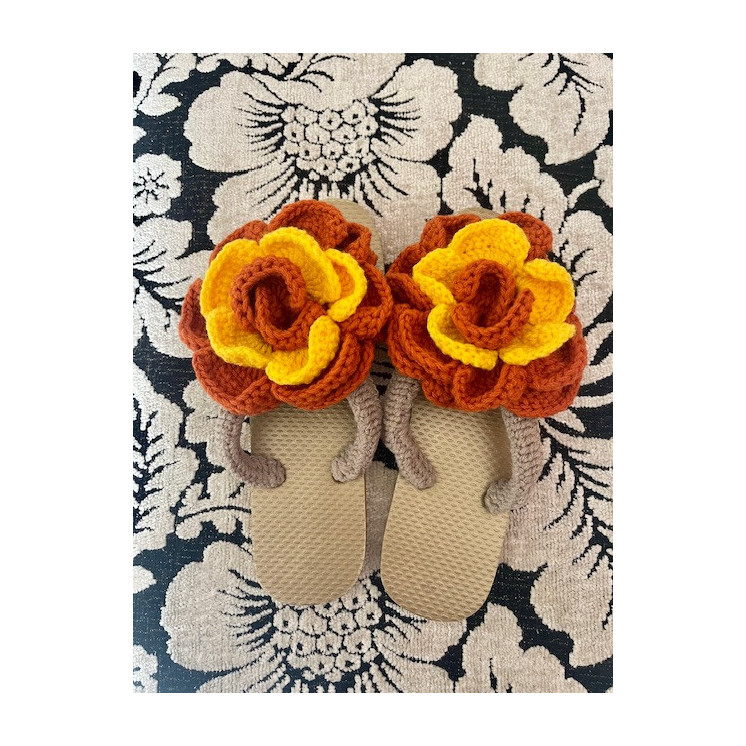 Sandales en crochet - Élégance artisanale et confort naturel