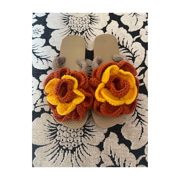 Sandales en crochet - Élégance artisanale et confort naturel