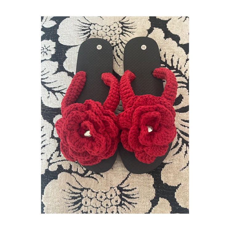 Sandales en crochet - Élégance artisanale et confort naturel
