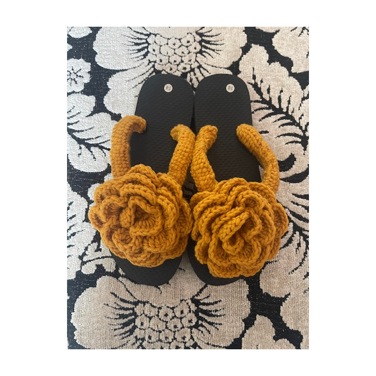 Sandales en crochet - Élégance artisanale et confort naturel
