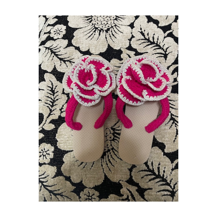 Sandales en crochet - Élégance artisanale et confort naturel