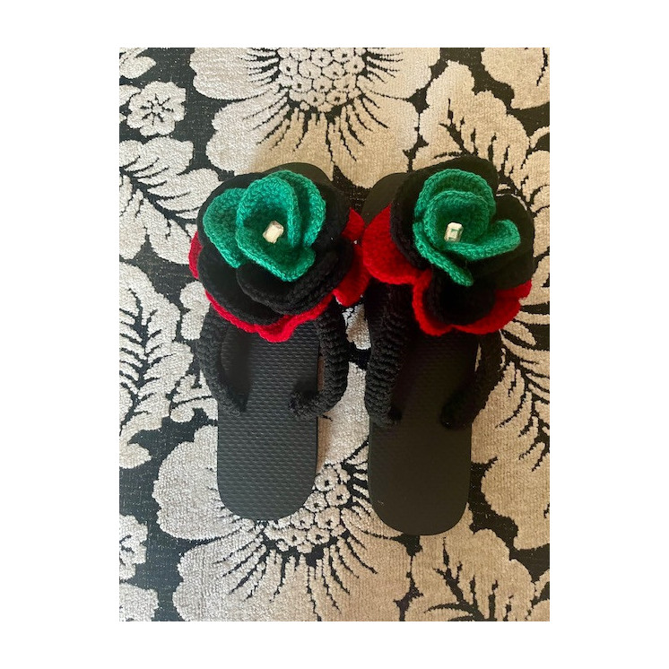 Sandales en crochet - Élégance artisanale et confort naturel