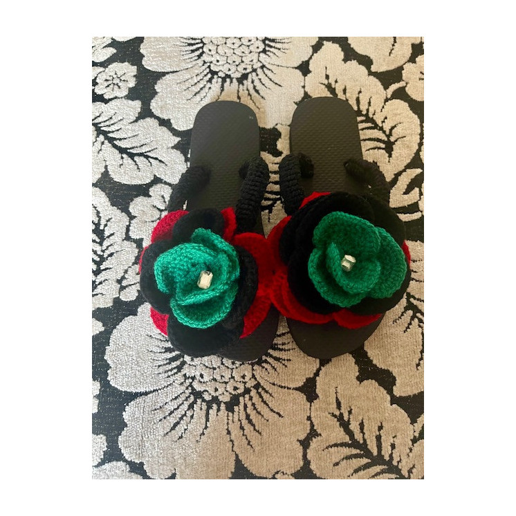 Sandales en crochet - Élégance artisanale et confort naturel