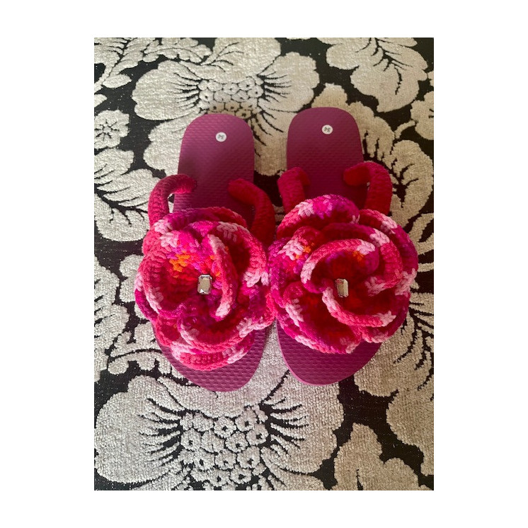 Sandales en crochet - Élégance artisanale et confort naturel