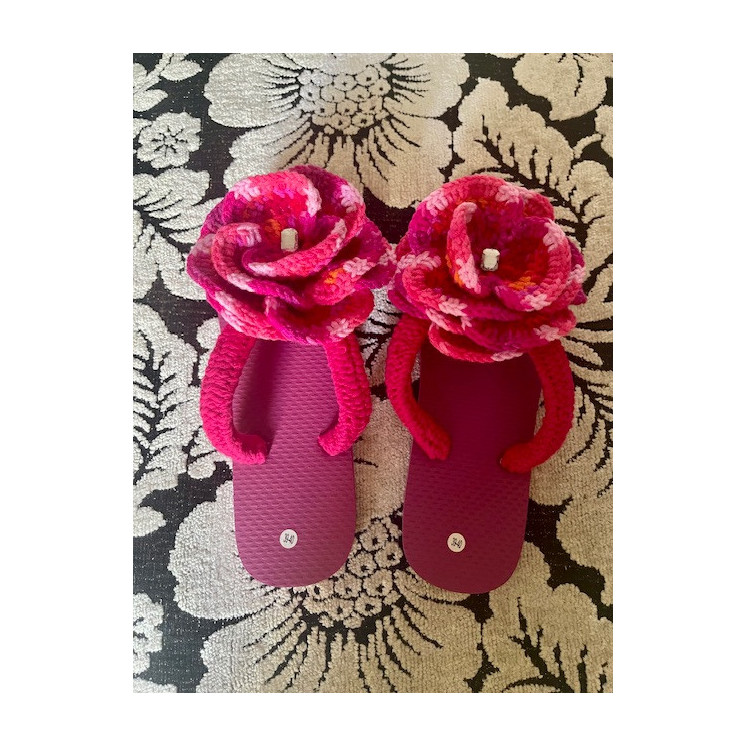 Sandales en crochet - Élégance artisanale et confort naturel