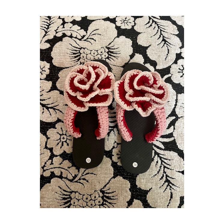 Sandales en crochet - Élégance artisanale et confort naturel