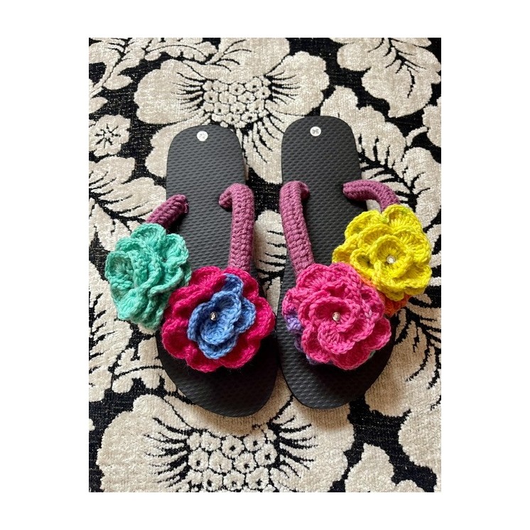 Sandales en crochet - Élégance artisanale