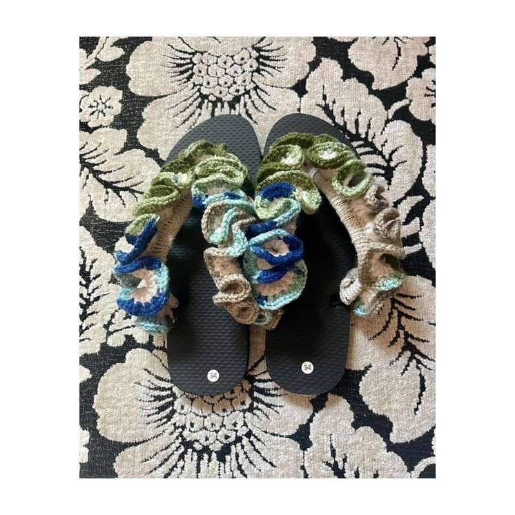 Sandales en crochet - Élégance artisanale