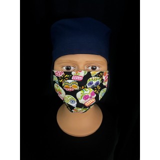 Masque Chirurgical en Tissu Réutilisable – Confort & Protection | Le Monde du Calot
